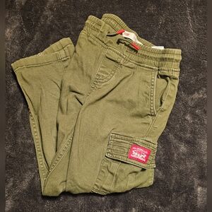 Levi's Kids Olive Cargo Jeans
